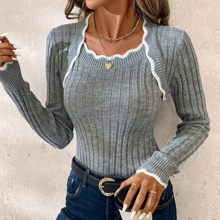 Rhea Ribbed Knit Top | Women’s Chic Everyday Style