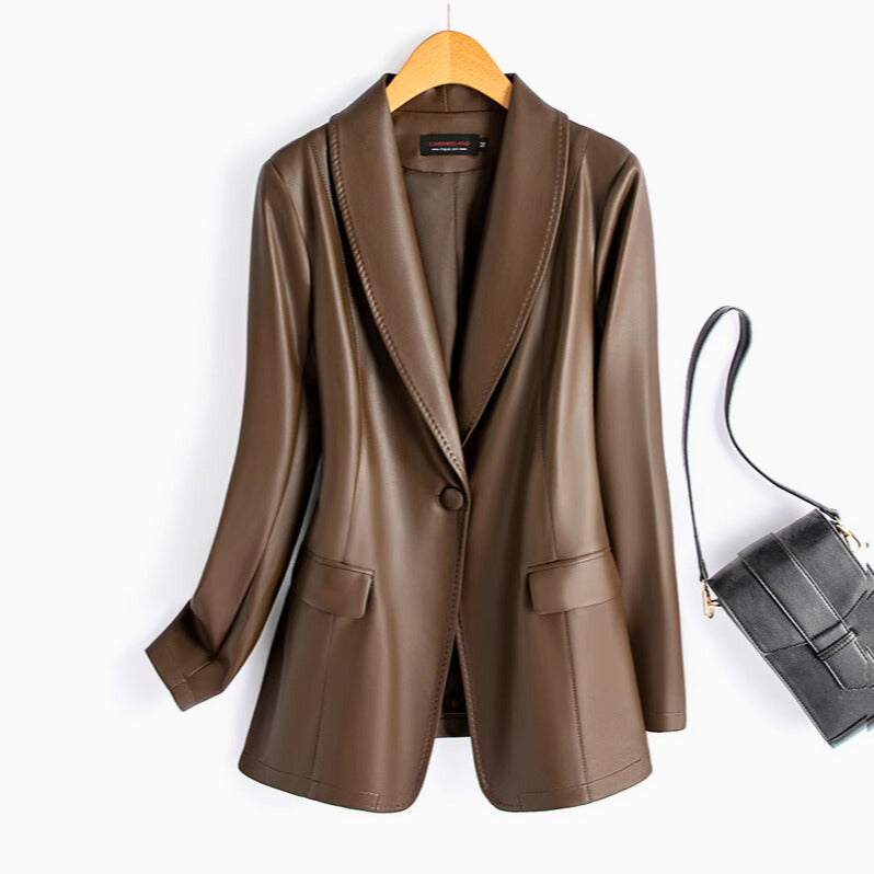 Sleek Single-Button Blazer | Elevated Statement Style