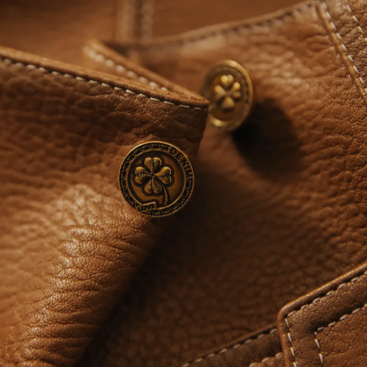 Loreva Cropped Leather Jacket | Women’s Modern Luxe Outerwear