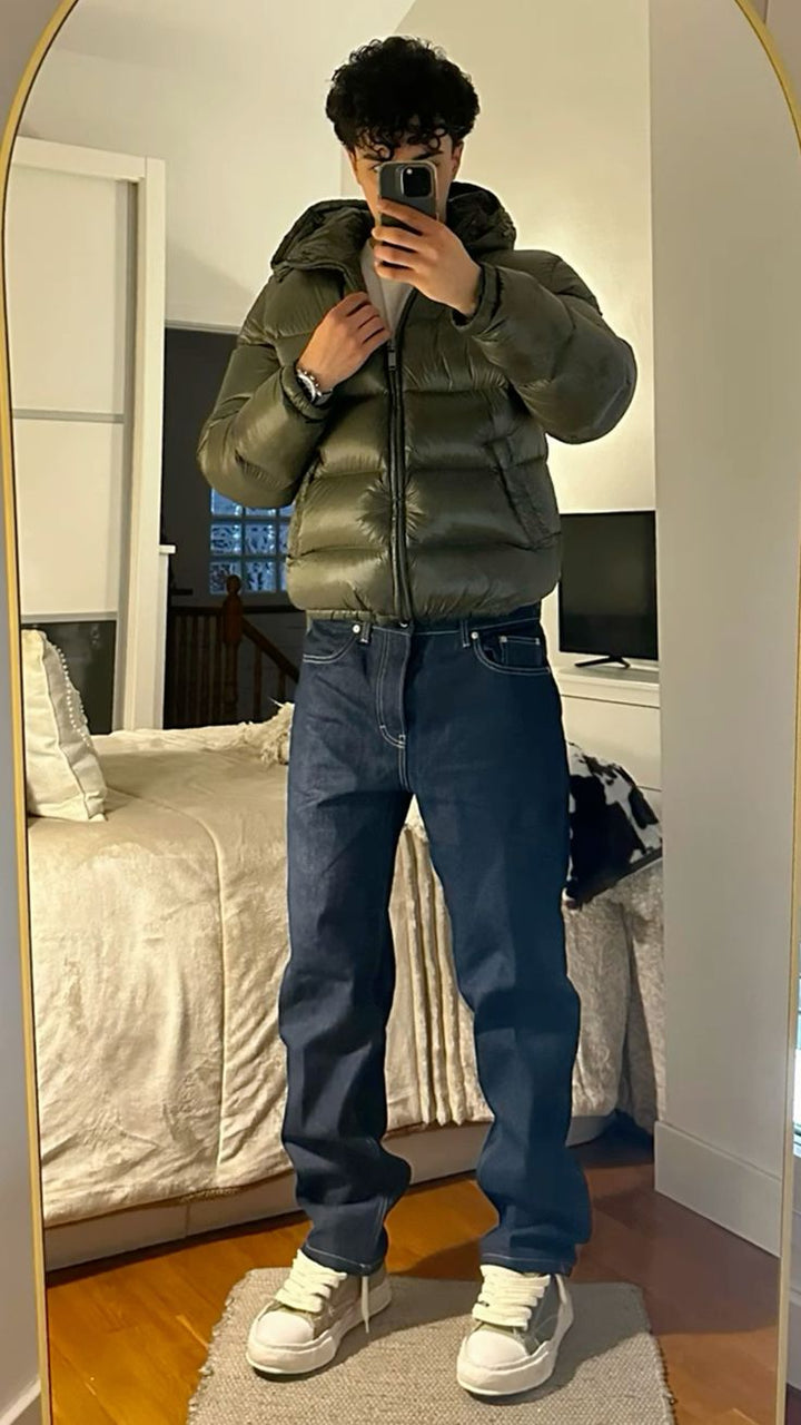 Kael Glossy Puffer Jacket | Men’s Street-Style Layer