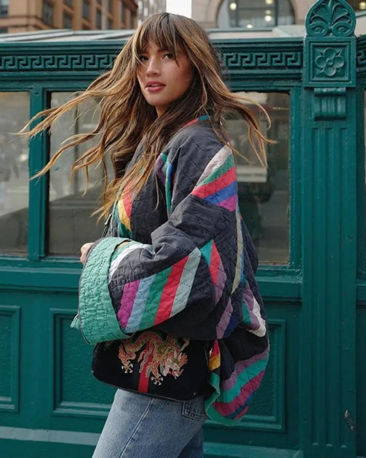 Noémie Quilted Jacket | Women’s Bold Bohemian Style