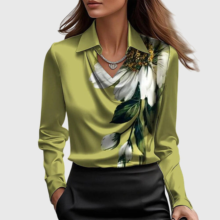 Aurora | Elegant Floral Women’s Blouse