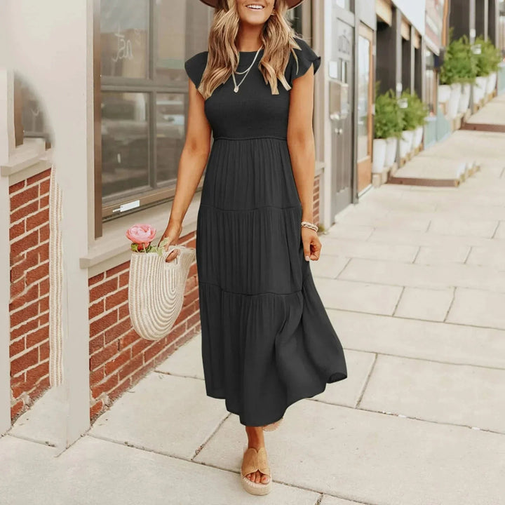 Elegant Maxi Dress with Figure - Flattering Fit - LXNDON