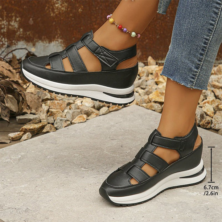 Elenora | Sporty Platform Sandals - LXNDON
