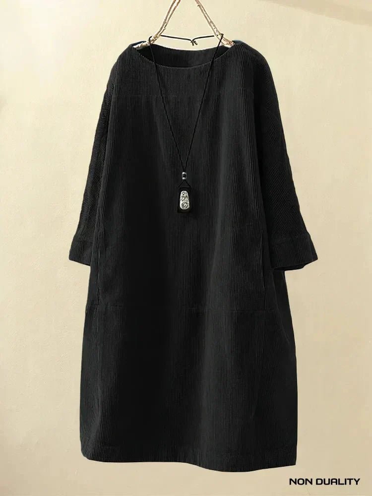 Elvena | Relaxed Fit Midi Dress - LXNDON