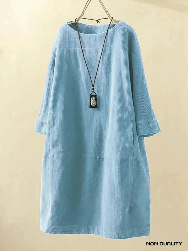 Elvena | Relaxed Fit Midi Dress - LXNDON