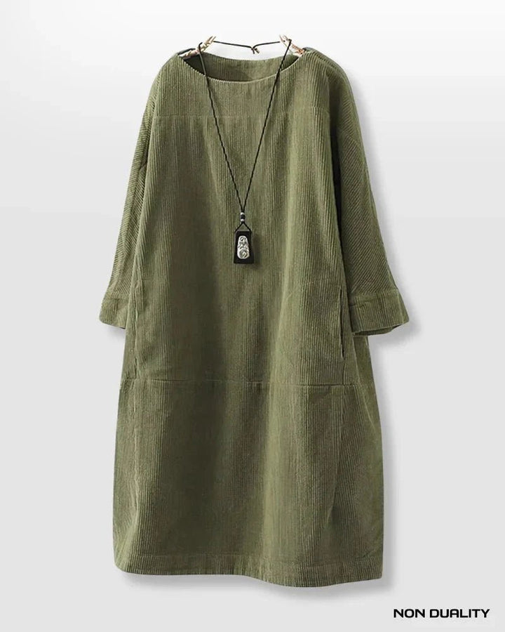 Elvena | Relaxed Fit Midi Dress - LXNDON