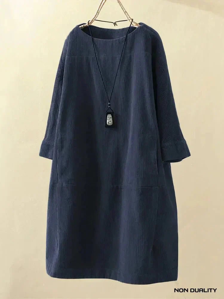 Elvena | Relaxed Fit Midi Dress - LXNDON