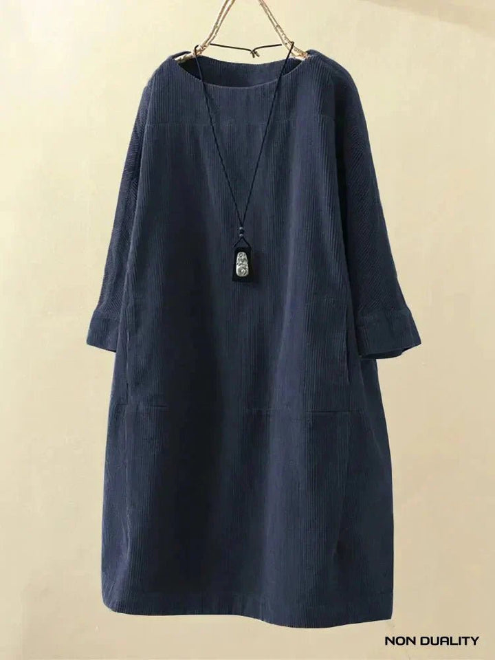 Elvena | Relaxed Fit Midi Dress - LXNDON