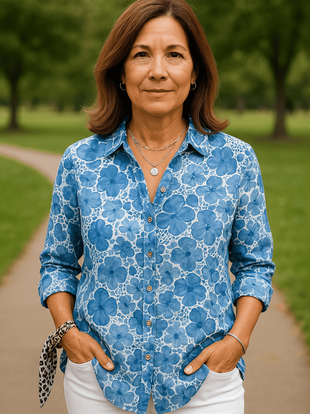 Emma | Elegance Button - Up Shirt - LXNDON