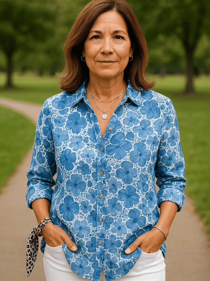 Emma | Elegance Button - Up Shirt - LXNDON