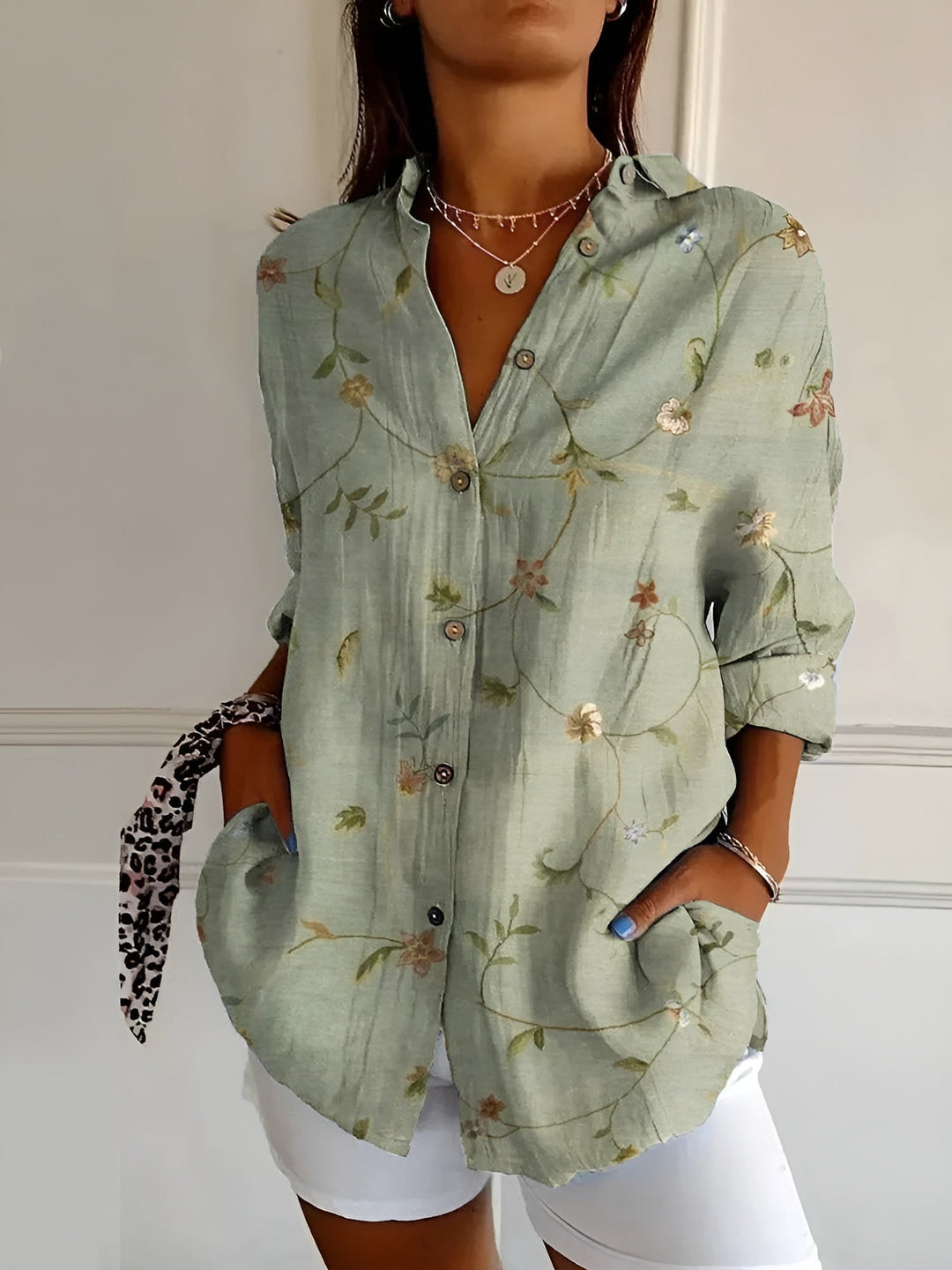 Emma | Elegance Button - Up Shirt - LXNDON