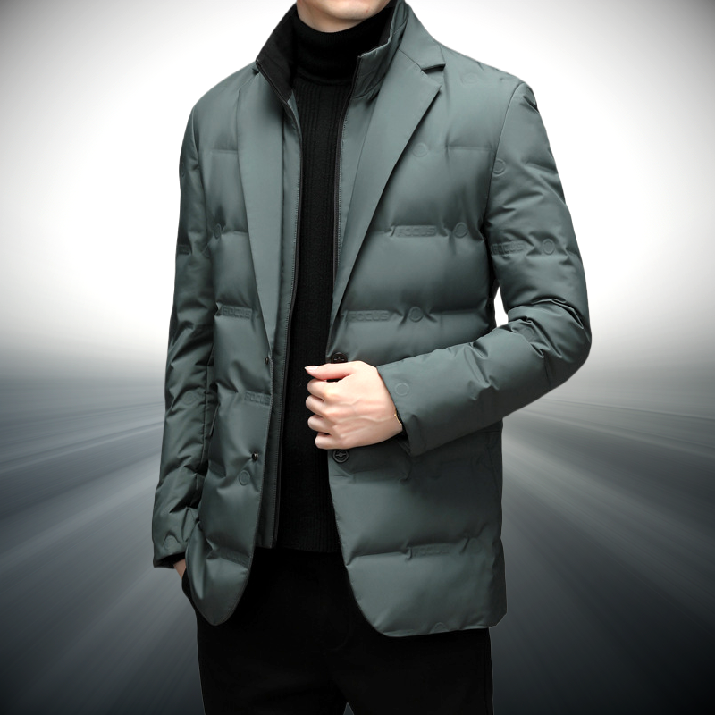 Puffer Blazer Jacket | Men’s Smart Winter Style
