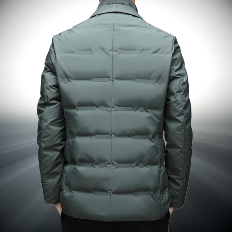 Puffer Blazer Jacket | Men’s Smart Winter Style