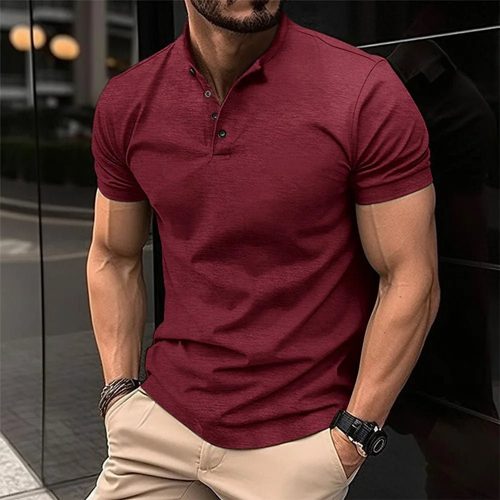 High Quality V - neck Men's T-shirt - LXNDON
