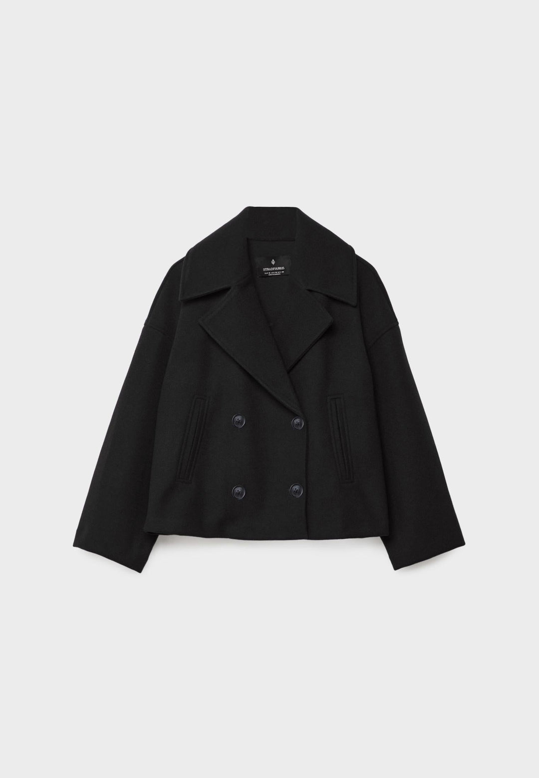 Alessyn Cropped Peacoat Jacket | Women’s Modern Layer