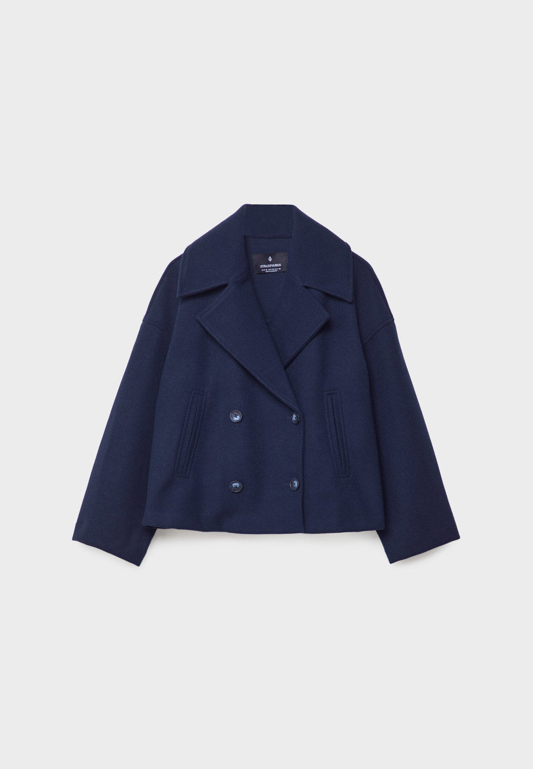 Alessyn Cropped Peacoat Jacket | Women’s Modern Layer