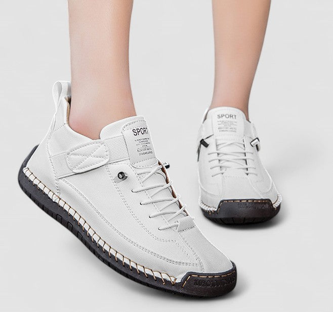 Orthopaedic Stitched Strap High-Top Sneakers