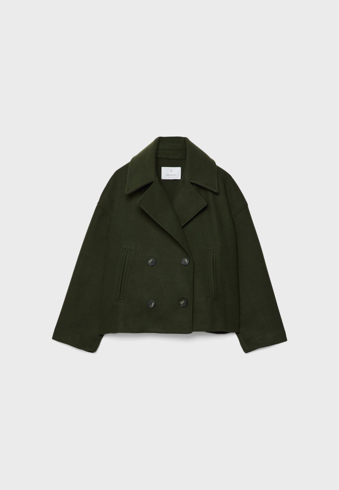 Alessyn Cropped Peacoat Jacket | Women’s Modern Layer