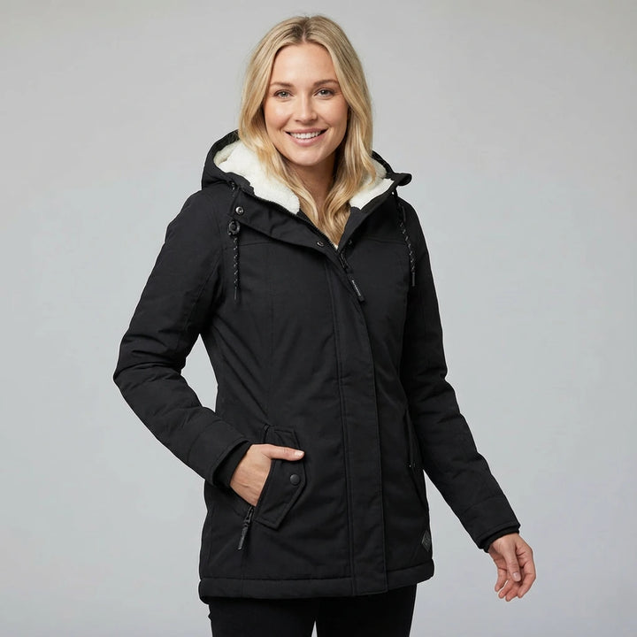 Maggie Hooded Winter Jacket | Warm Insulated Outerwear