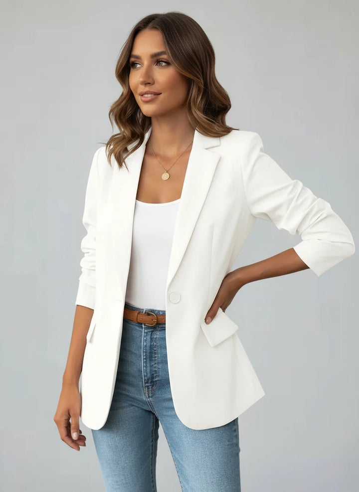 Women’s Relaxed Single-Breasted Blazer | Elegant Daily Wear