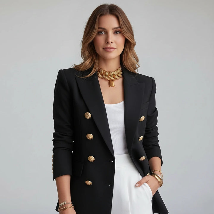 Double-Breasted Blazer | Modern Structured Layering