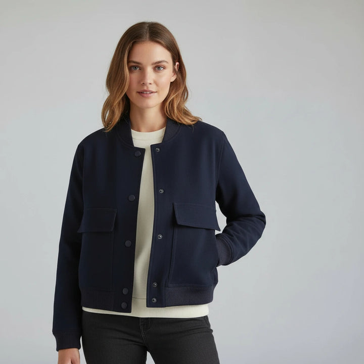 Elisanne Minimalist Jacket | Casual Everyday Layering