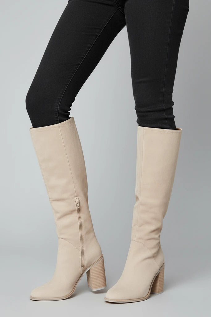 Elorie High-Heel Suede Boots | Women’s Modern Chic Style