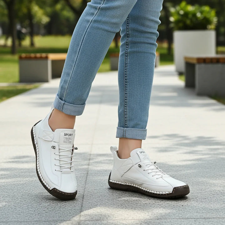Orthopaedic Stitched Strap High-Top Sneakers