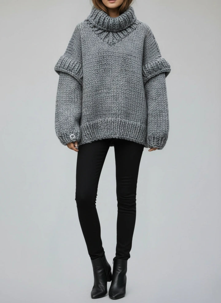 Elayne Oversized Knit Sweater | Women’s Chic Street Style