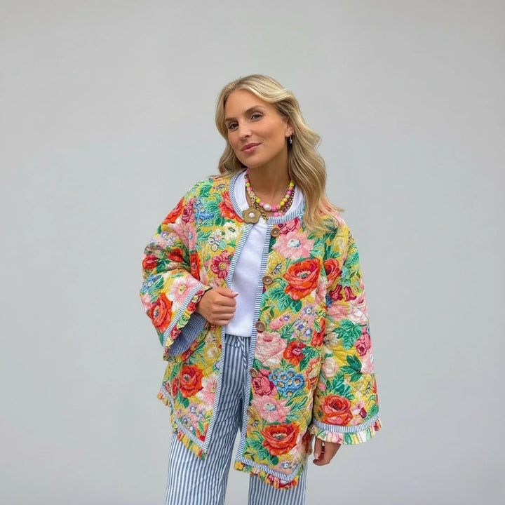 Floral Patchwork Jacket | Vibrant Everyday Layer