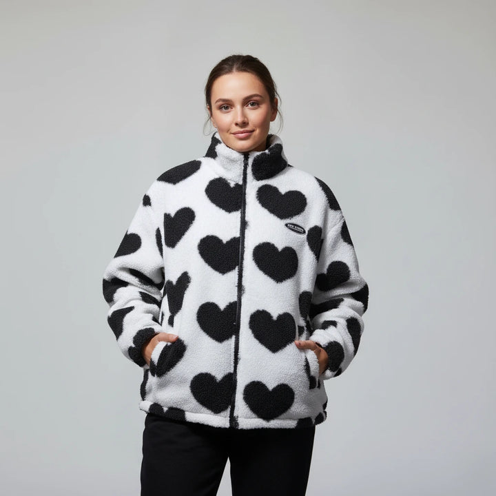Liora Heart Jacket | Women’s Modern Cozy Style