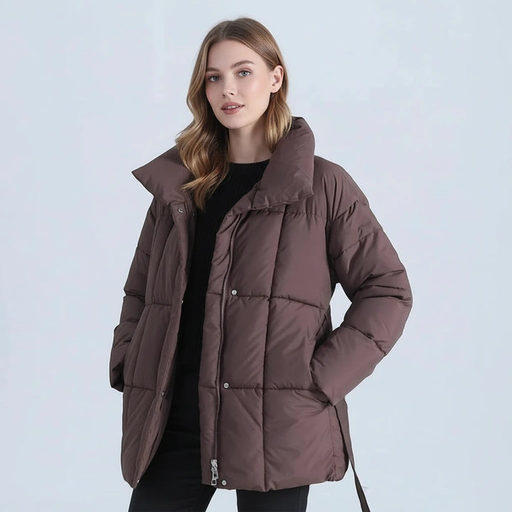 Longline Puffer Coat | Modern Winter Outerwear