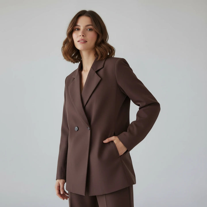 Double-Breasted Blazer | Modern Structured Layering
