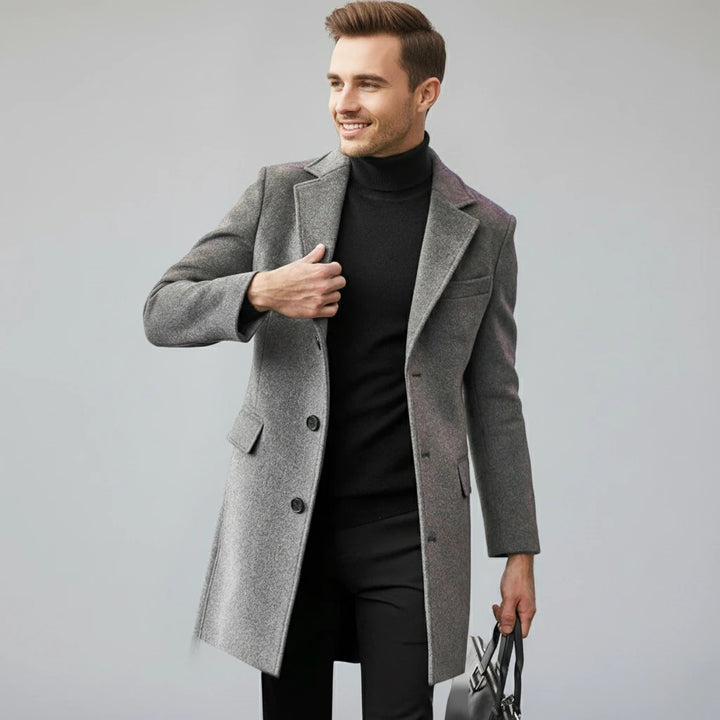 Marven Essential Overcoat | Men’s Modern Refined Style