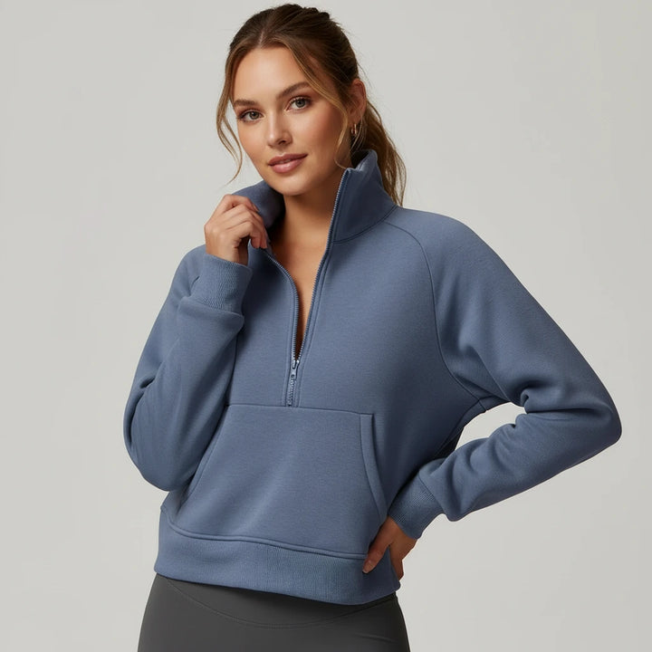 Mariste Women’s Half-Zip Pullover | Casual Athleisure Layer