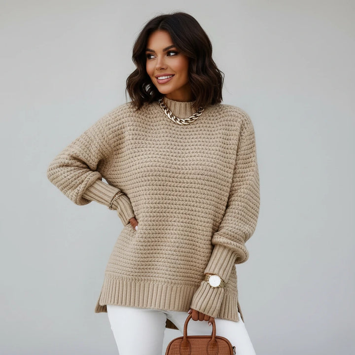 Elowen Textured Knit Sweater | Cozy Modern Knitwear