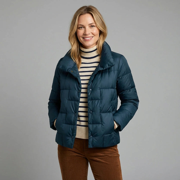 Aurelyn Short Puffer Jacket | Women’s Modern Winter Layer