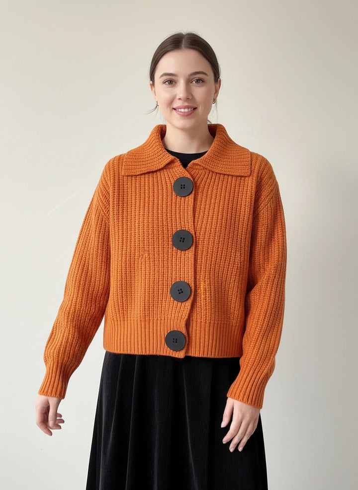 Women’s Button Knit Cardigan | Modern Cozy Layering