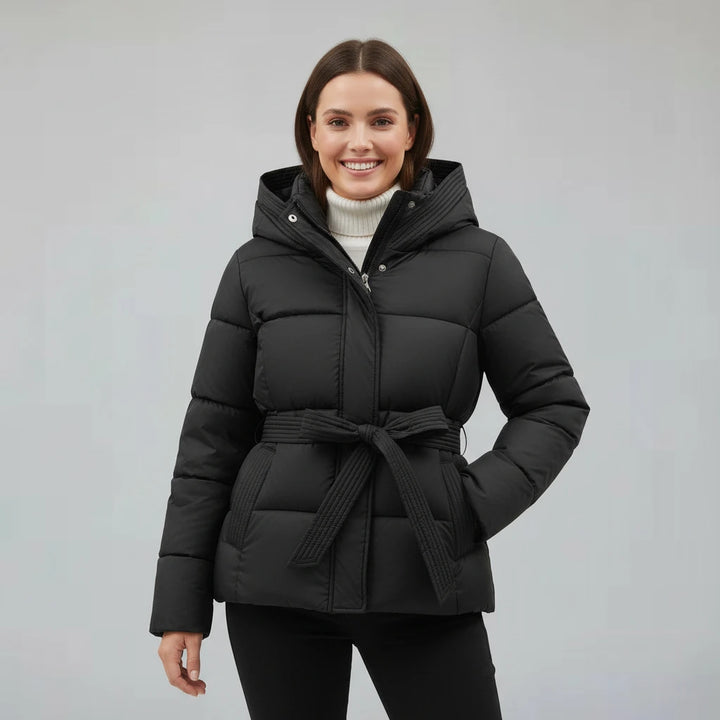 Marielle Belted Puffer Jacket | Women’s Cozy Winter Layer