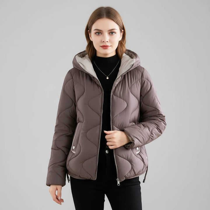 Elara Quilted Puffer Jacket | Lightweight Winter Warmth
