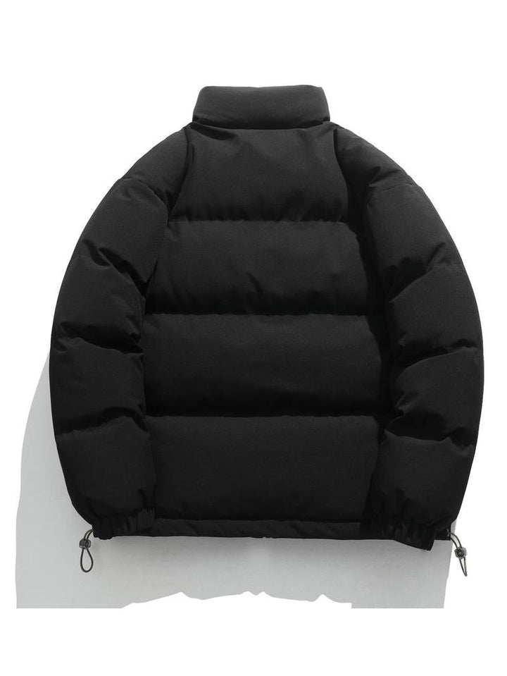 Stand Collar Puffer Jacket | Men’s Winter Outerwear