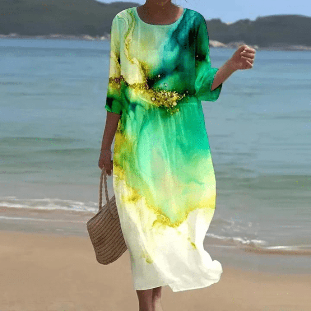 Izzi | Elegant Tummy Covering Dress - LXNDONSKU_1753277489558_469