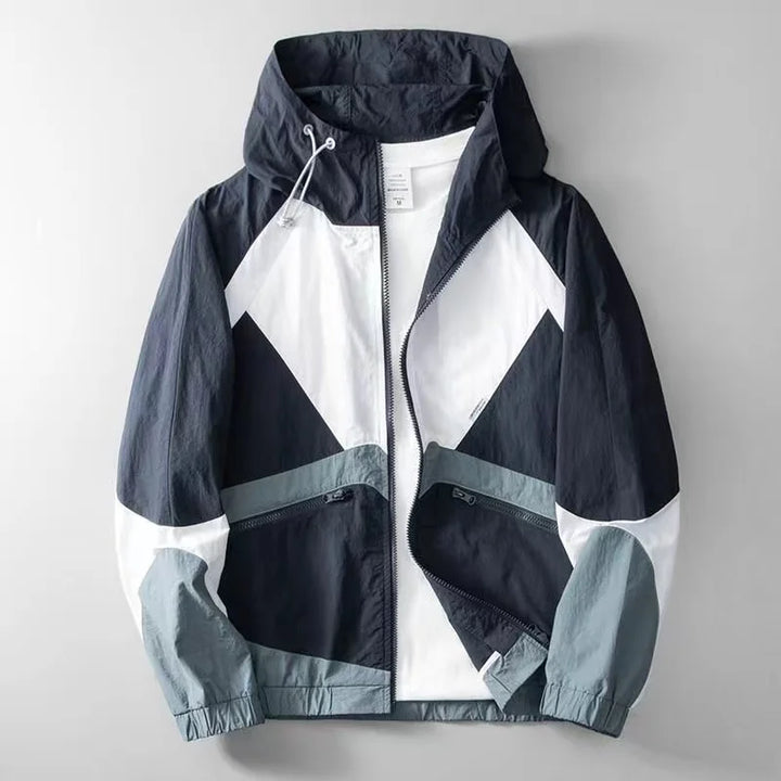 Men’s Colourblock Windbreaker | Casual Streetwear Jacket