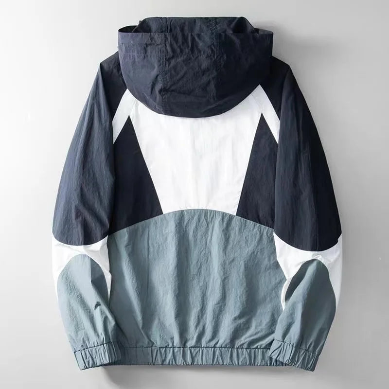 Men’s Colourblock Windbreaker | Casual Streetwear Jacket