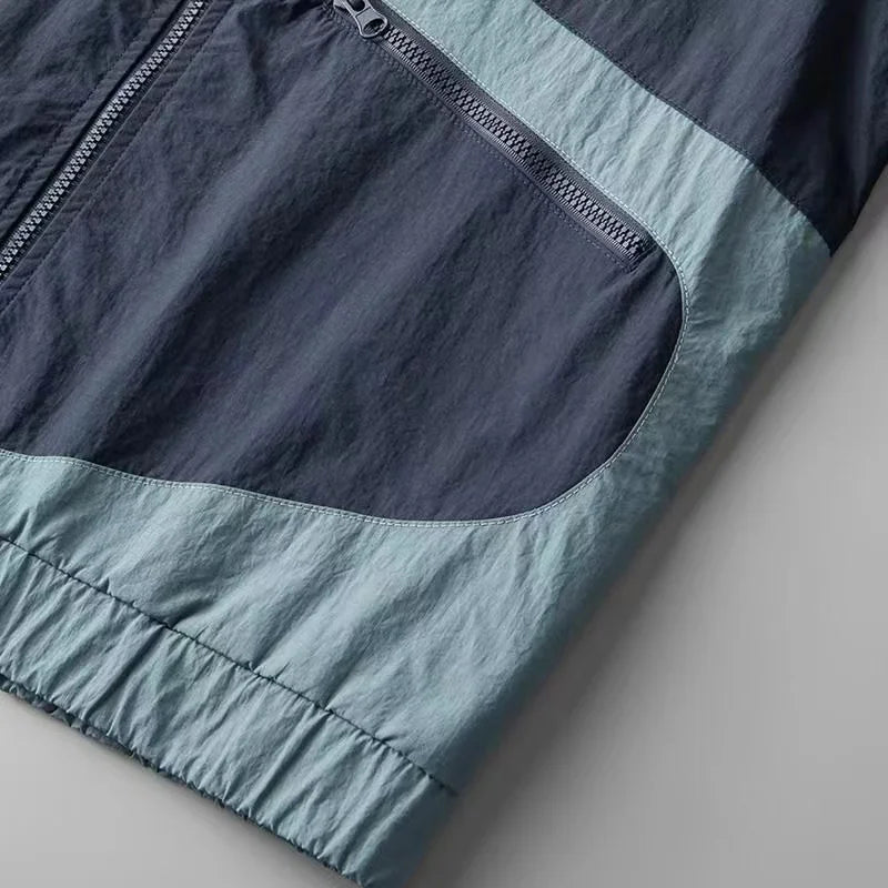 Men’s Colourblock Windbreaker | Casual Streetwear Jacket