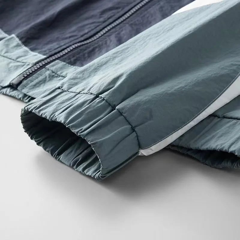 Men’s Colourblock Windbreaker | Casual Streetwear Jacket