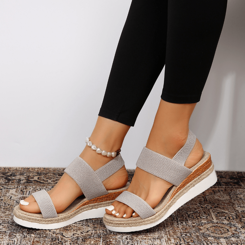 Kaela | Comfortable Wedge Sandals - LXNDON