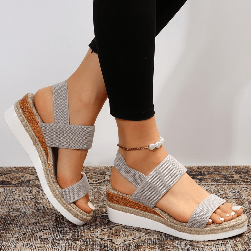 Kaela | Comfortable Wedge Sandals - LXNDON