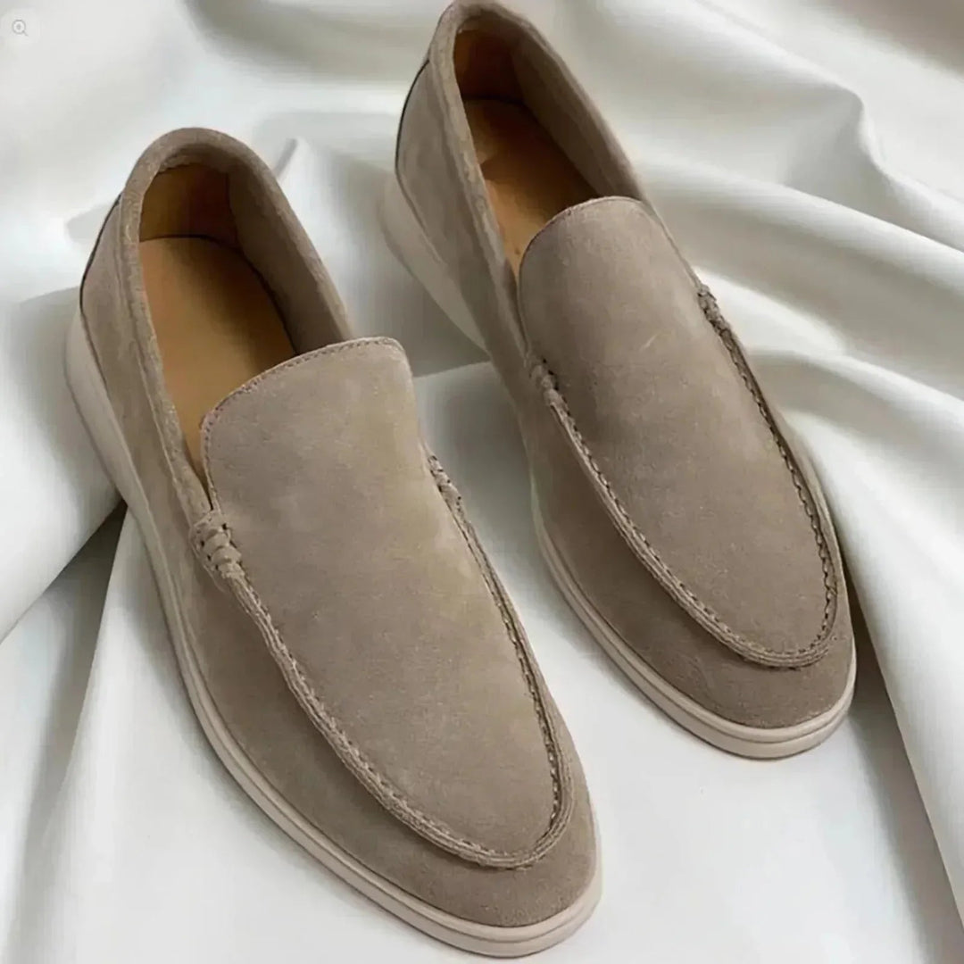 Kalen | Casual Suede Slip - On Loafers - LXNDON